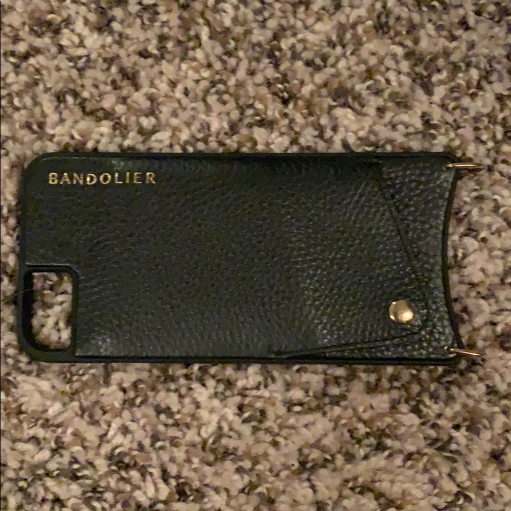 Bandolier Lucy pebble leather iPhone 8 wallet/case